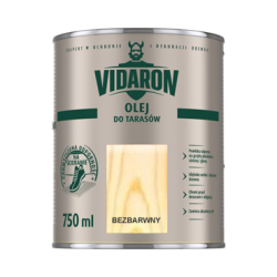 Olej do TARASÓW VIDARON 2,5l BEZBARWNY T01
