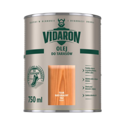 Olej do TARASÓW VIDARON 2,5l TEAK NATURALNY T02